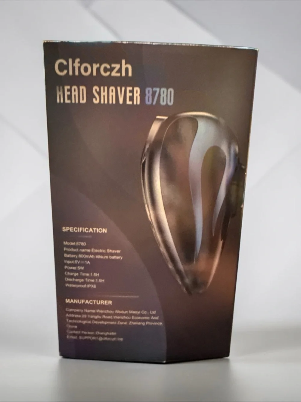 8780 Metallic Gray Head Shaver - Smooth Close Shave
